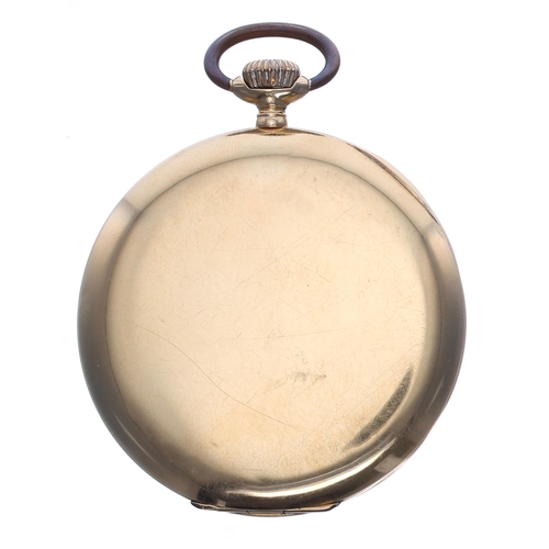 309 - Eberhard & Co. 18ct lever dress pocket watch, signed 15 jewel movement with compensated balance ... 