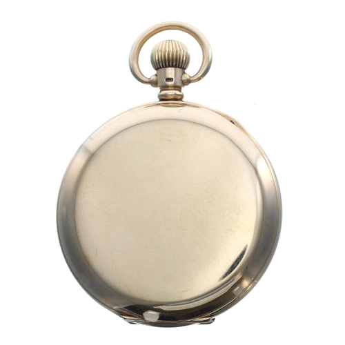 315 - Rolex 18ct lever half hunter pocket watch, Birmingham 1927, Rolex Extra Prima 17 jewel timed six pos... 