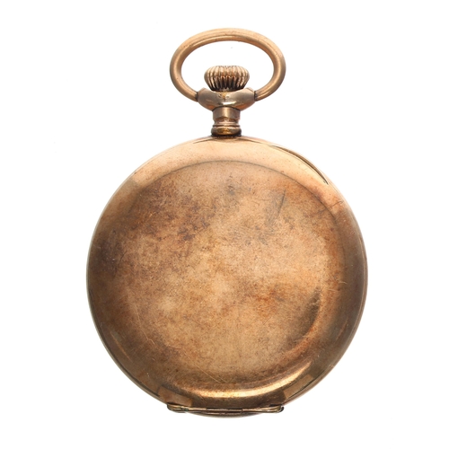 274 - American Waltham 'Bond St.' gold plated lever pocket watch, circa 1908, serial no. 16690359, Roman n... 