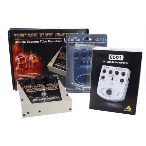 BEHRINGER VT911 VINTAGE TUBE OVERDRIVE Behringer VT911 Overdrive