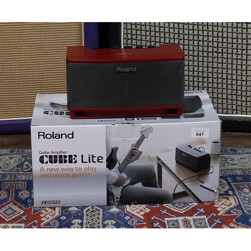 1097 - Roland Cube Lite guitar amplifier, boxed*Please note: Gardiner Houlgate do not guarantee the full wo... 