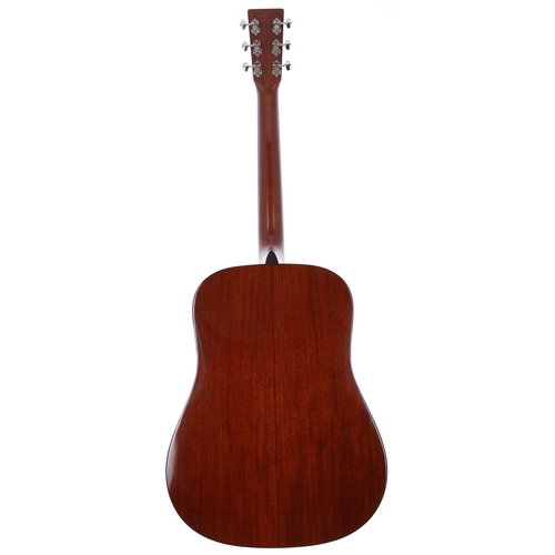 134 - 2012 C.F Martin D-18 acoustic guitar, made in USA; Back and sides: mahogany; Top: natural spruce; Ne... 