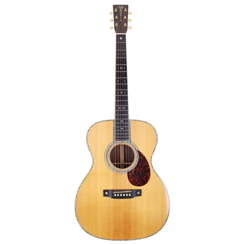 135 - 2003 C.F Martin OM-42 acoustic guitar, made in USA; Back and sides: Indian rosewood; Top: natural sp... 