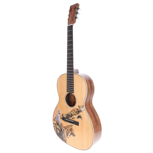 136 - 2015 C.F Martin LE-Cowboy William Matthews 'Sagebrush Sea' Limited Edition acoustic guitar, made in ... 