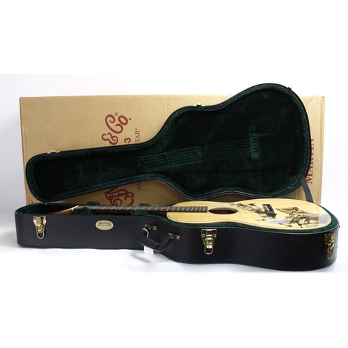 136 - 2015 C.F Martin LE-Cowboy William Matthews 'Sagebrush Sea' Limited Edition acoustic guitar, made in ... 