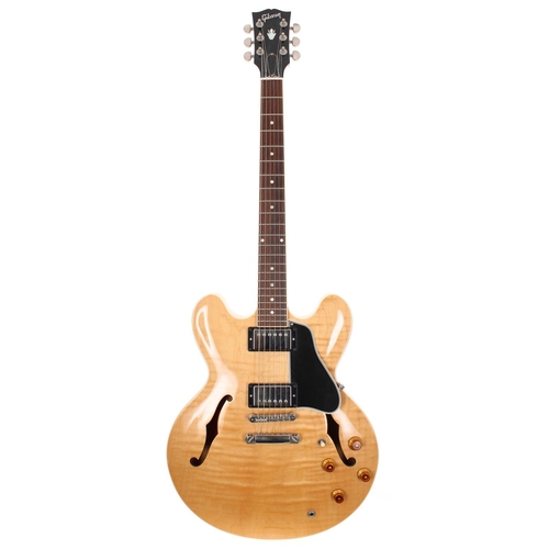 97 - 2012 Gibson Memphis ES-335 electric guitar, made in USA; Body: natural finish; Neck: mahogany; Fretb... 