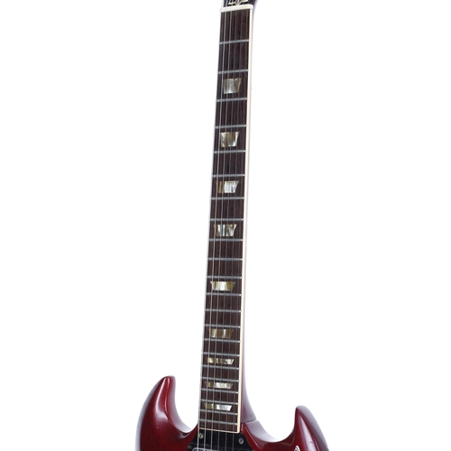 99 - Gibson Les Paul (SG) Standard electric guitar, made in USA, circa 1964; Body: cherry refinish, dings... 