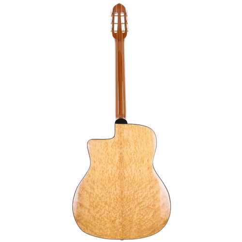 248 - 2000 David Hodson 503BEM Petite Bouche acoustic jazz guitar; Back and sides: birds eye maple, some l... 