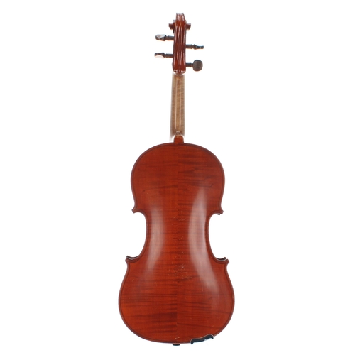 2022 - Mid 20th century violin labelled Gandini, 14 1/8