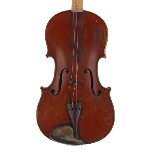 2439 - French viola labelled Francois Barzoni, fecit-anno 1891, Manufacture Speciale de la Maison, Beare &a... 