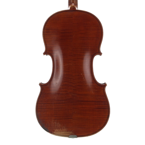 2439 - French viola labelled Francois Barzoni, fecit-anno 1891, Manufacture Speciale de la Maison, Beare &a... 