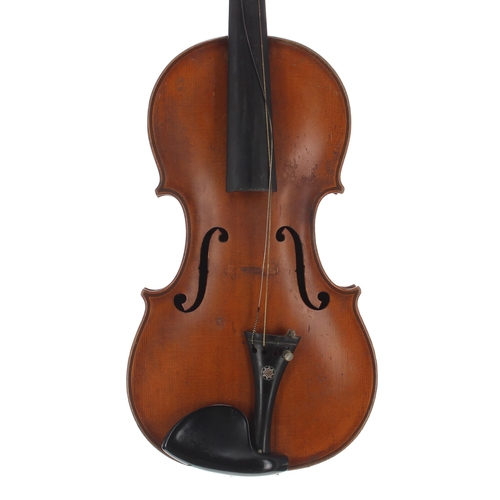 2441 - French violin labelled The Carrodus Violin, no. C10, anno 1884, also signed in pencil on the label, ... 