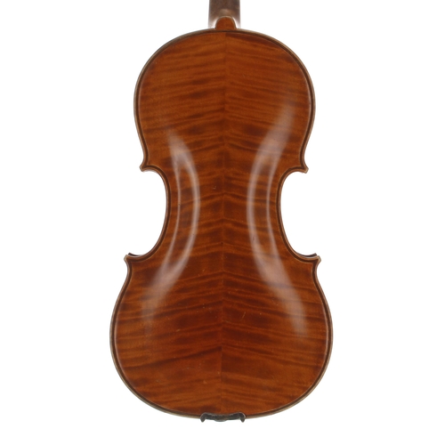 2441 - French violin labelled The Carrodus Violin, no. C10, anno 1884, also signed in pencil on the label, ... 