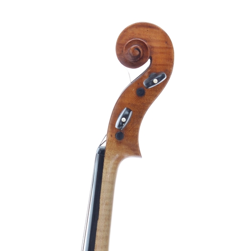 2447 - Interesting late 18th /early 19th century viola in need of restoration labelled Sebastian Kloz in Mi... 