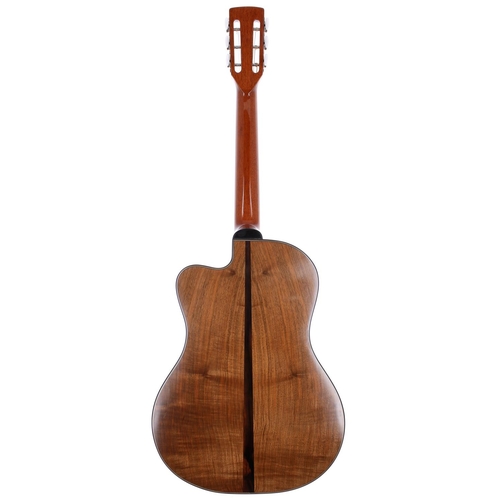 279 - 2011 Colin Keefe Rowan Pro acoustic guitar; Back and sides: English walnut; Top: Lutz spruce; Neck: ... 