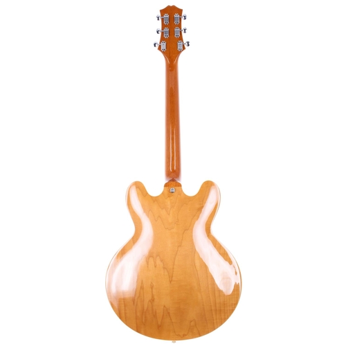 281 - 2007 Peerless Songbird hollow body electric guitar, made in Korea; Body: natural finish; Neck: good;... 