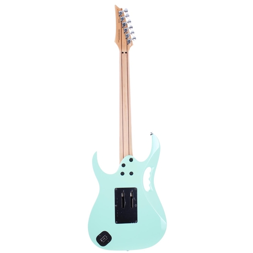 298 - Ibanez Premium JEM 70V Steve Vai Signature electric guitar, made in Indonesia; Body: sea foam green ... 