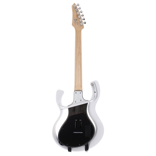 314 - Vox VSS-1 Starstream electric guitar; Body: white finish surround with trans black centre body; Neck... 