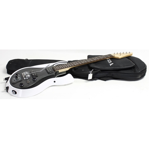 314 - Vox VSS-1 Starstream electric guitar; Body: white finish surround with trans black centre body; Neck... 