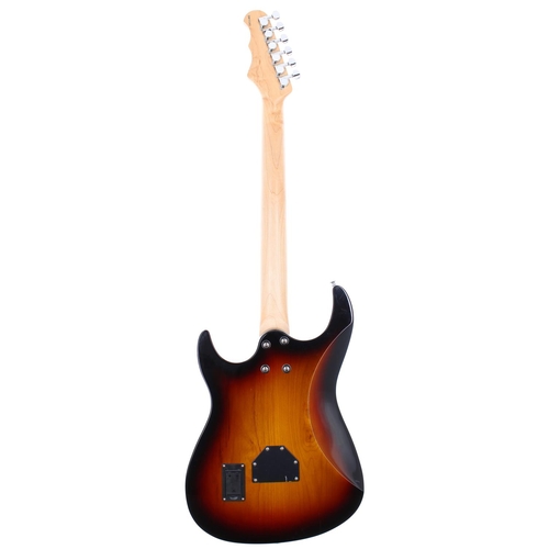 318 - Fret King by Trev Wilkinson Super-Matic electric guitar; Body: sunburst finish, a few light surface ... 