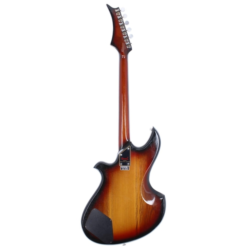 320 - 1970s Givson G.S.1000 electric guitar, made in India; Body: three-tone sunburst finish, light surfac... 