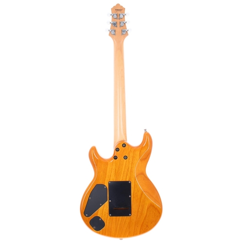 323 - FC Anboy GF55 electric guitar, made in Japan; Body: quilted maple amber finish top, a few dings to t... 