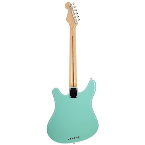 332 - Squier by Fender Vista Series Venus electric guitar, made in Japan (1997-1998); Body: surf green fin... 