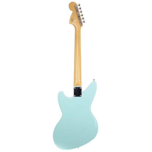 338 - 1996 Fender Kurt Cobain Jag-Stang electric guitar, made in Japan; Body: Sonic blue finish, minor buc... 