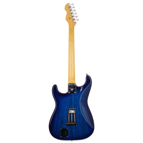 345 - Levinson Blade RH-2 Classic electric guitar; Body: blue burst finish, dings and minor surface scratc... 