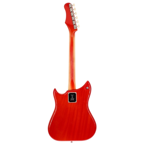 351 - 1964 Burns Nu-Sonic electric guitar, made in England; Body: red finish, fading to the front, lacquer... 