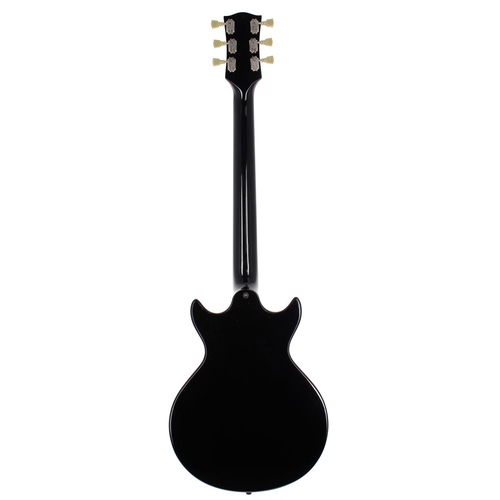 358 - 1986 Gordon Smith Gypsy 3 electric guitar, made in England; Body: black finish, a few minor surface ... 