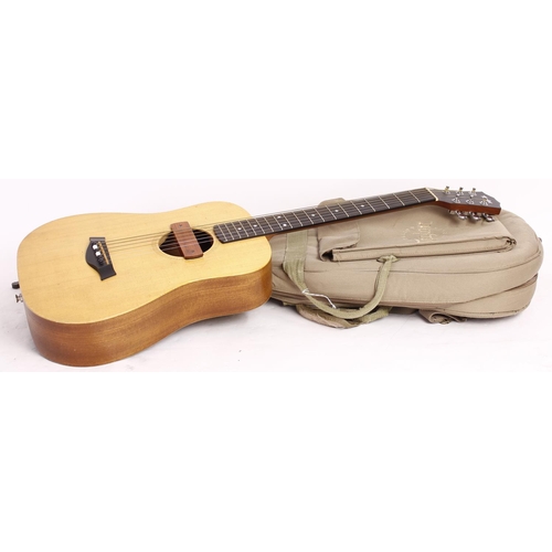 796 - 2007 Taylor Baby acoustic guitar; Body: natural, pick wear and other play wear throughout; Neck: goo... 