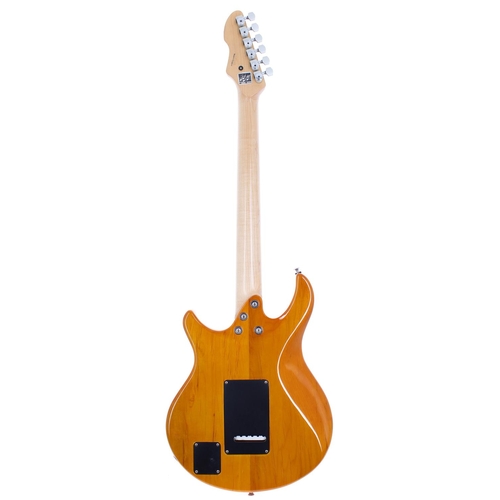 366 - 1994 Levinson Blade Durango Deluxe electric guitar, made in England; Body: amber finish; Neck: maple... 