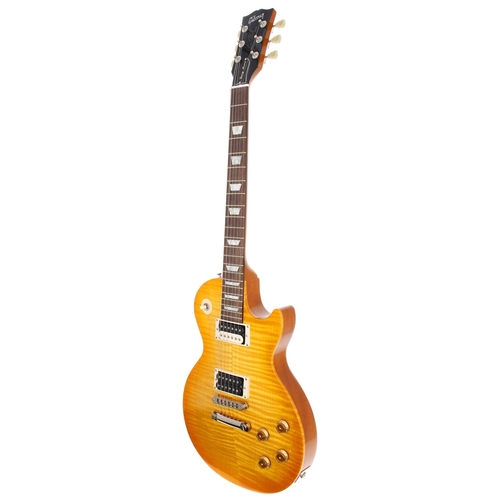 115 - 2001 Gibson Les Paul Gary Moore Signature electric guitar, made in USA; Body: amber flame maple top ... 