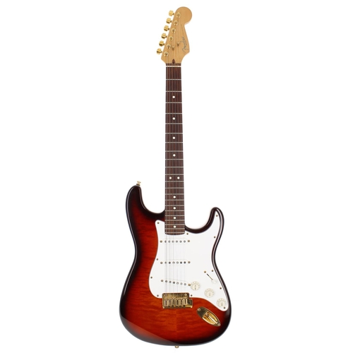 144 - 1996 Fender 50th Anniversary Limited Edition electric guitar, made in USA; Body: quilted sunburst fi... 