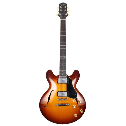 361 - 2022 Collings I35 LC V semi-hollow body electric guitar, made in USA; Body: tobacco burst aged nitro... 