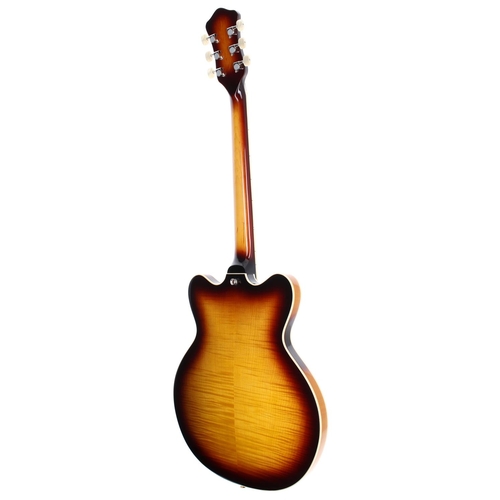 377 - Finn Panton (Menace) - 2005 Hofner Verythin Standard-CT hollow body electric guitar, ser. no. L05290... 