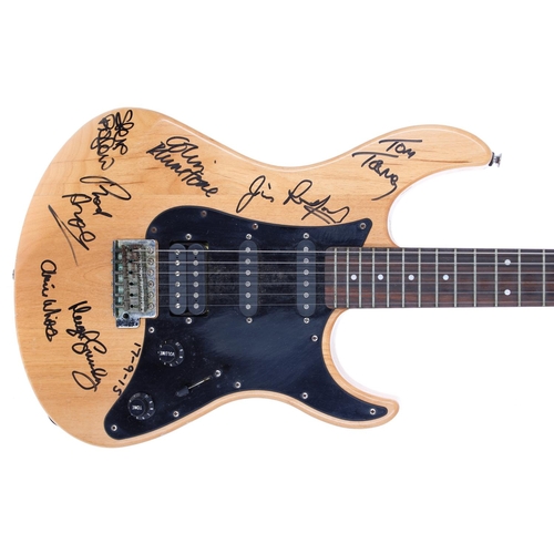 391 - The Zombies - autographed Yamaha Pacifica electric guitar, signed by various members of The Zombies ... 