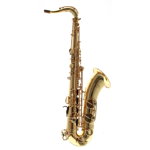 1804 - Good Yamaha YTS-62 gold lacquered tenor saxophone, ser. no. 031872, crook, case