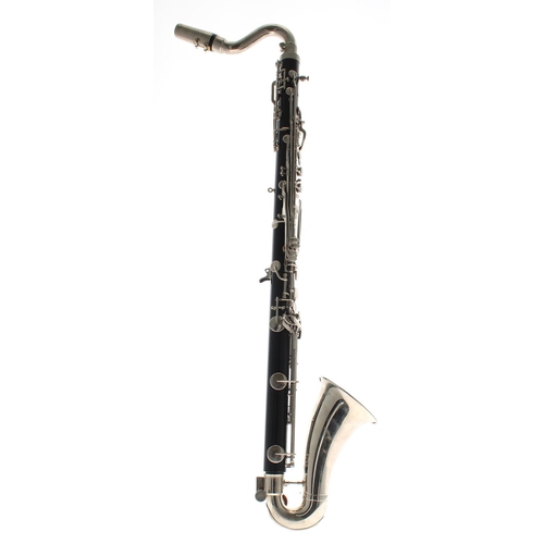 1806 - Good Selmer bass clarinet, ser. no. 67111, with horn, crook and mouthpiece, case