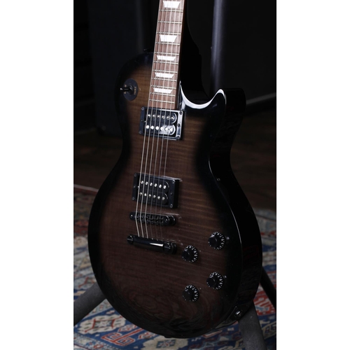 683 - 2009 Burny Super Grade electric guitar; Body: black burst finish, a few minor dings and surface scra... 