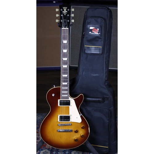 685 - Signature SFT1 electric guitar, made in Japan; Body: tobacco sunburst finish, finish damage to trebl... 