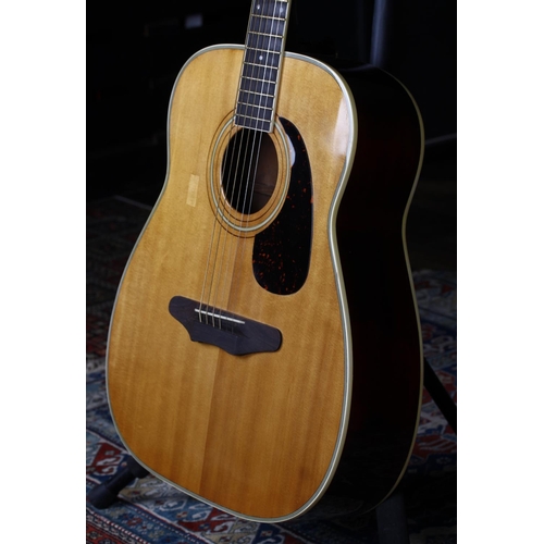 705 - 1970s Harmony Sovereign acoustic guitar in restored condition; Back and sides: mahogany, refinish; T... 