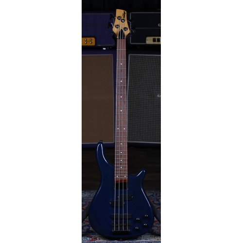 725 - JHS Vintage four string bass guitar, with soft bag