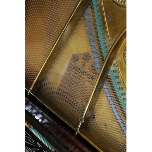 1556 - Good Rosewood Bechstein Model B Grand Piano, frame number 51027, circa 1900, supported upon octagona... 