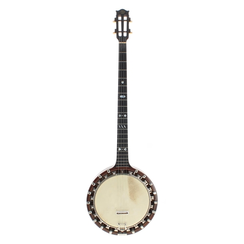 1608 - 'The New Windsor Patent' four string banjo, with 8.75