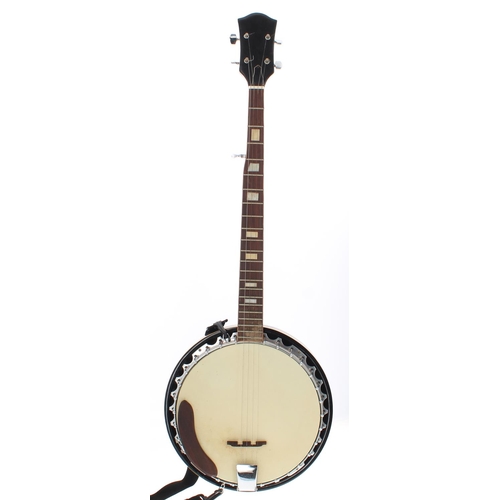 1615 - Five string unnamed banjo, with 11