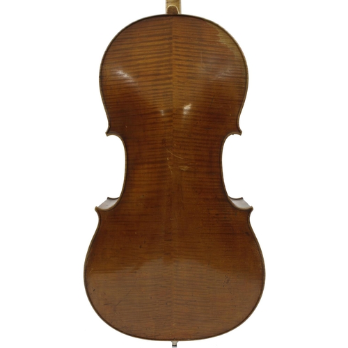 2523 - Fine French violoncello by and labelled Paul Bailly, Violin Maker, Pupil of Jean Baptiste Vuillaume ... 