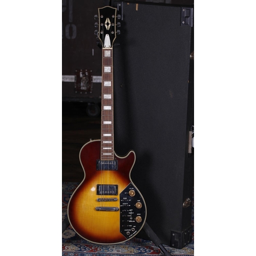 754 - 1980s Kay Effector electric guitar; Body: sunburst finish, light surface marks; Neck: good, bolt-on;... 