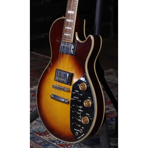 754 - 1980s Kay Effector electric guitar; Body: sunburst finish, light surface marks; Neck: good, bolt-on;... 